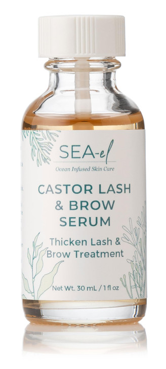 Seael Castor Lash Brow Serum w 10 Black Seed Oil 1 oz