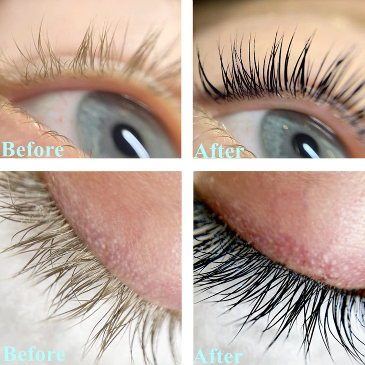 Black Lash Tint Kit Keratin Black Eyelash Dye and Eyebrow Ti n t 6 Week Voluminous Brow Tint Tinting Look For Lash PermL
