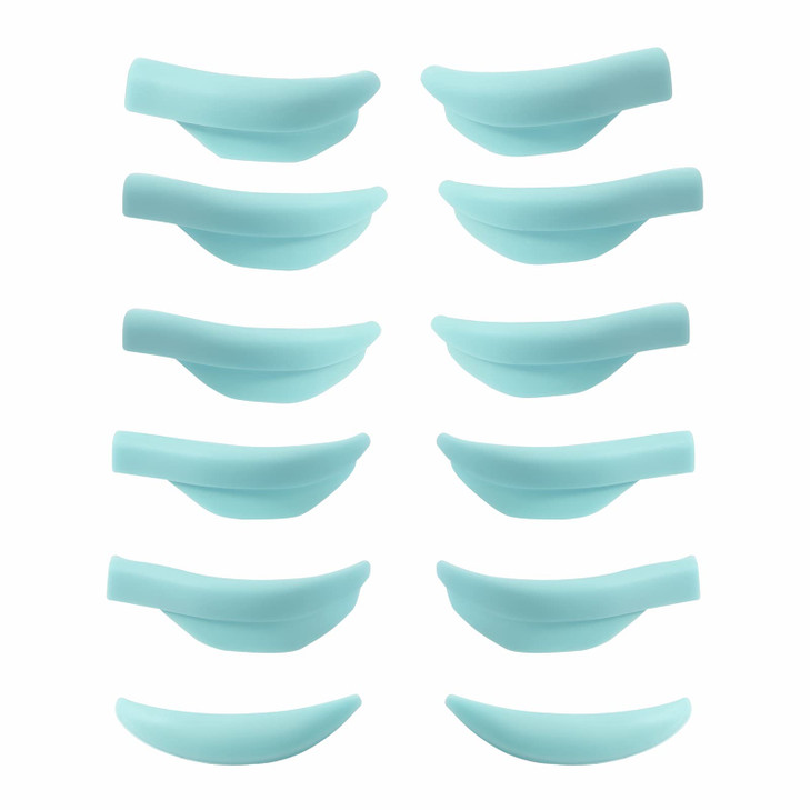 Lash Lift Pad Shield Ultra Curl Eyelash Pads Mega L Shape Perm Rod Roller With 6 Size Silicone Guard Lifting Eyelashes U