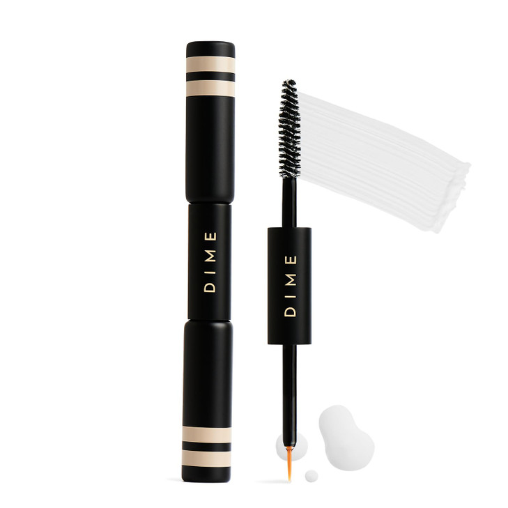 DIME Beauty Boost Duo TravelSized Eyelash Boost Serum and Eyebrow Enhancing Gel Combo Lash and Eyebrow Growth Serum 3 ml