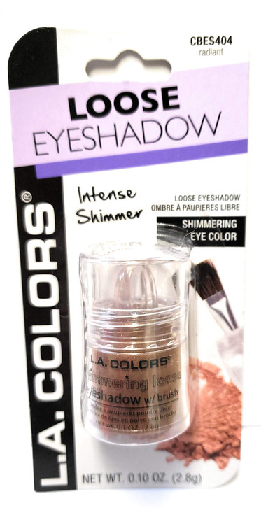 L.A. Colors Shimmering Loose Eyeshadow (Radiant) online at globaldelivered