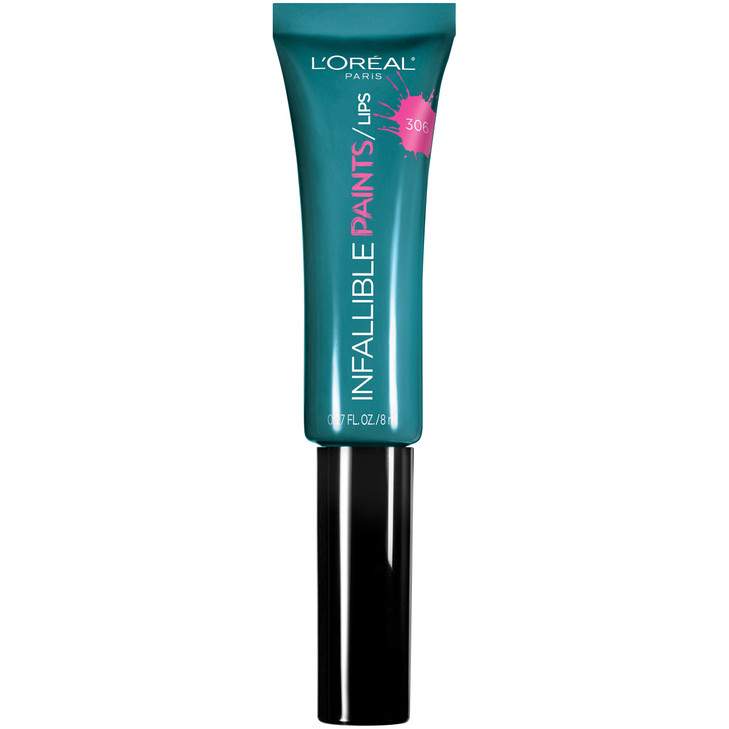 L'Oréal Paris Infallible PAINTS/LIPS, Domineering Teal, 0.27 fl. oz. online at globaldelivered