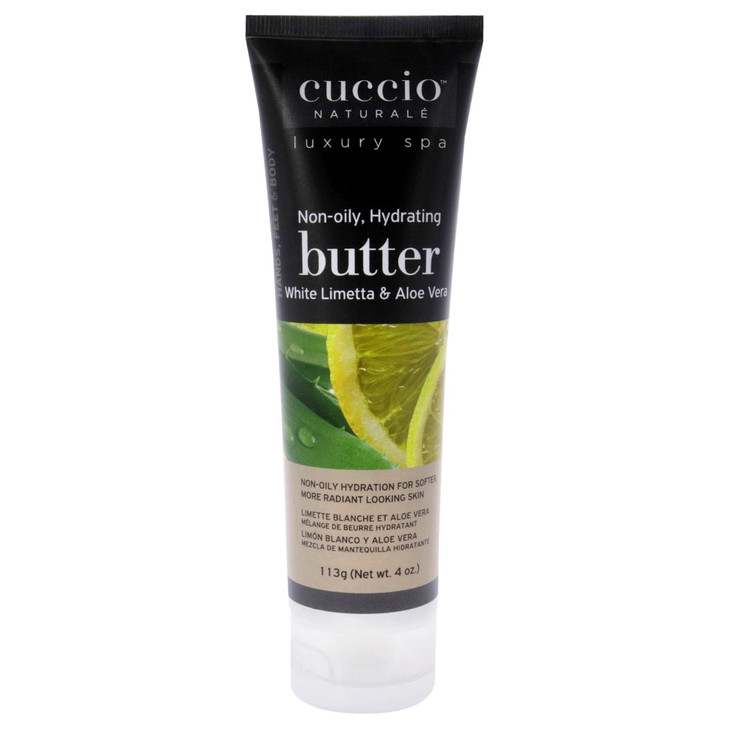 Cuccio Naturale Butter - White Limetta and Aloe Vera for Unisex - 4 oz Body Cream