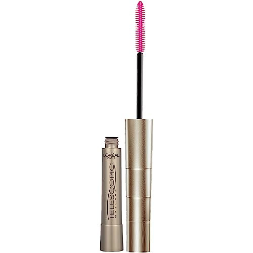 LOreal Paris Makeup Original Telescopic Mascara Separating Mascara Volume and Length Formula Washable Black 027 Fl Oz 1