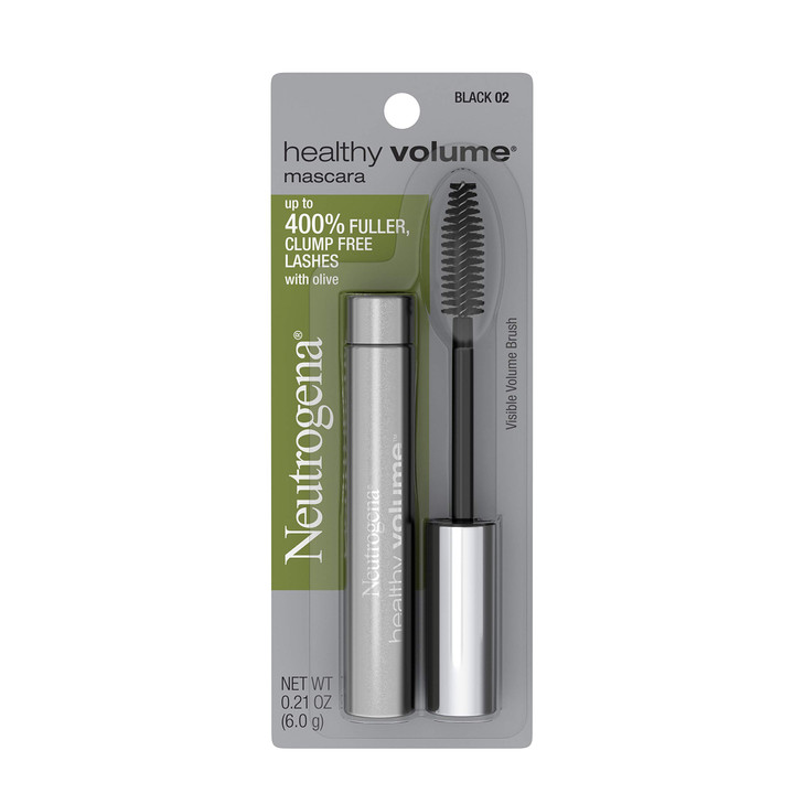 Neutrogena Healthy Volume LashPlumping Mascara Volumizing and Conditioning Mascara with Olive Oil to Build Fuller Lashes