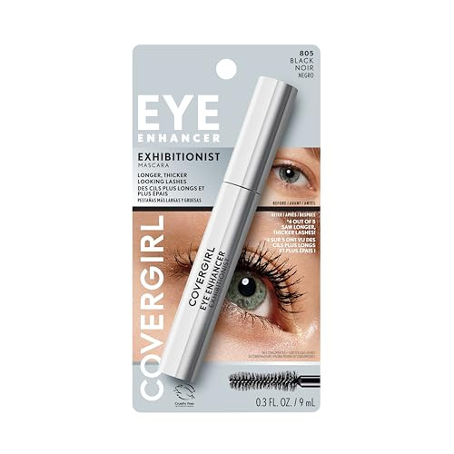 COVERGIRL Eye Enhancer Exhibitionist Mascara 805 Black 03 fl oz Packaging May Vary