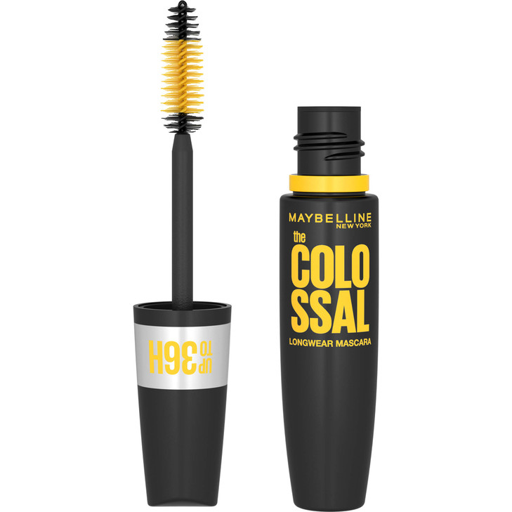 Maybelline Volum Express Colossal Waterproof Mascara Makeup Very Black 1 Count