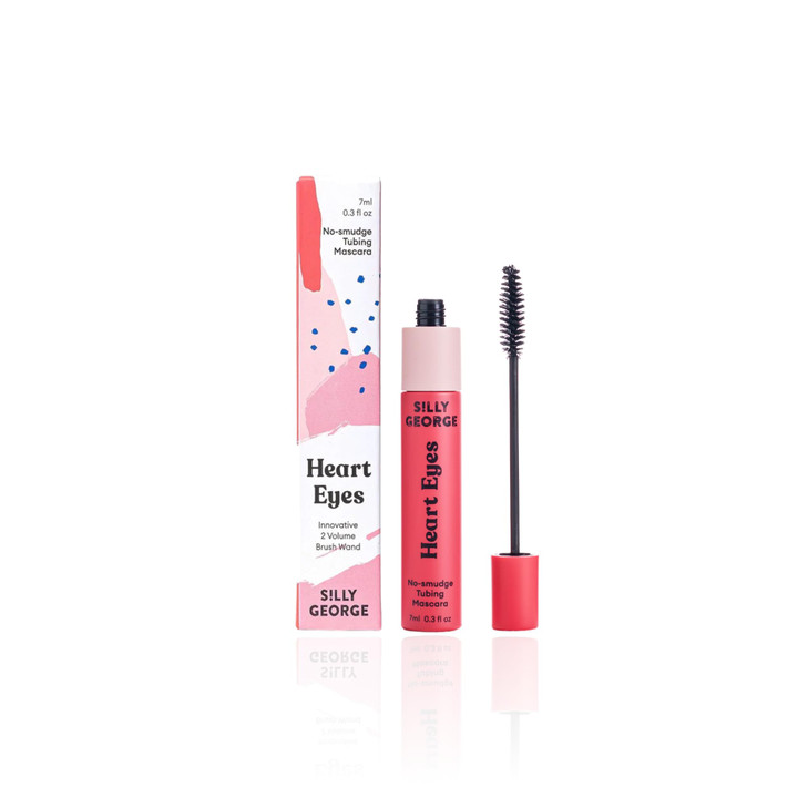 Silly George Heart Eyes Mascara Smudge Budge Free Lashes Cruelty Free Vegan