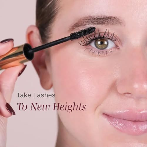 Wander Beauty Mile High Club Length Define Black Mascara SmudgeProof Lash Lengthening Mascara for a Full Fanned Out Effe