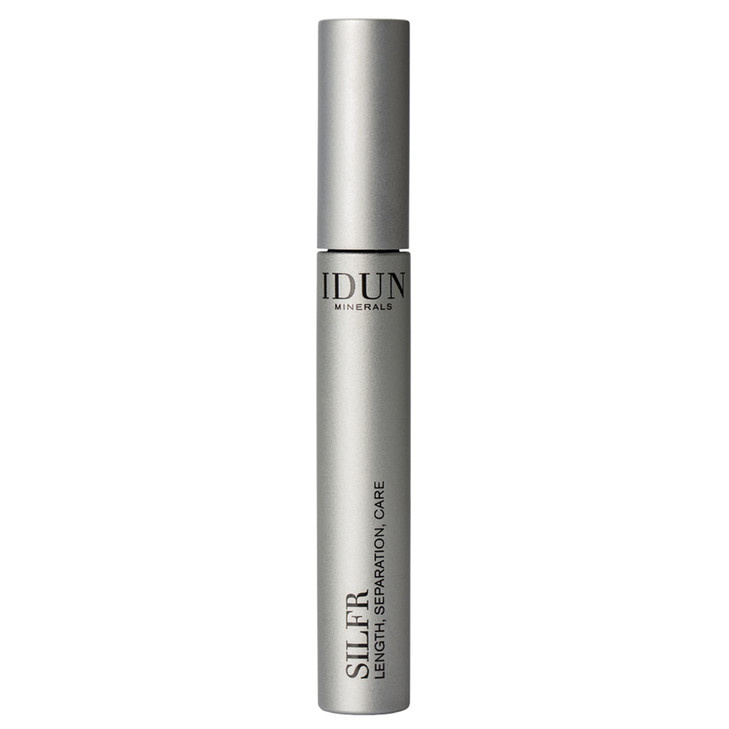 IDUN Minerals Mascara Silfr Long Lasting Thickening Brown Mineral Mascara Flexible AntiClumping Tapered Wand for Easy La