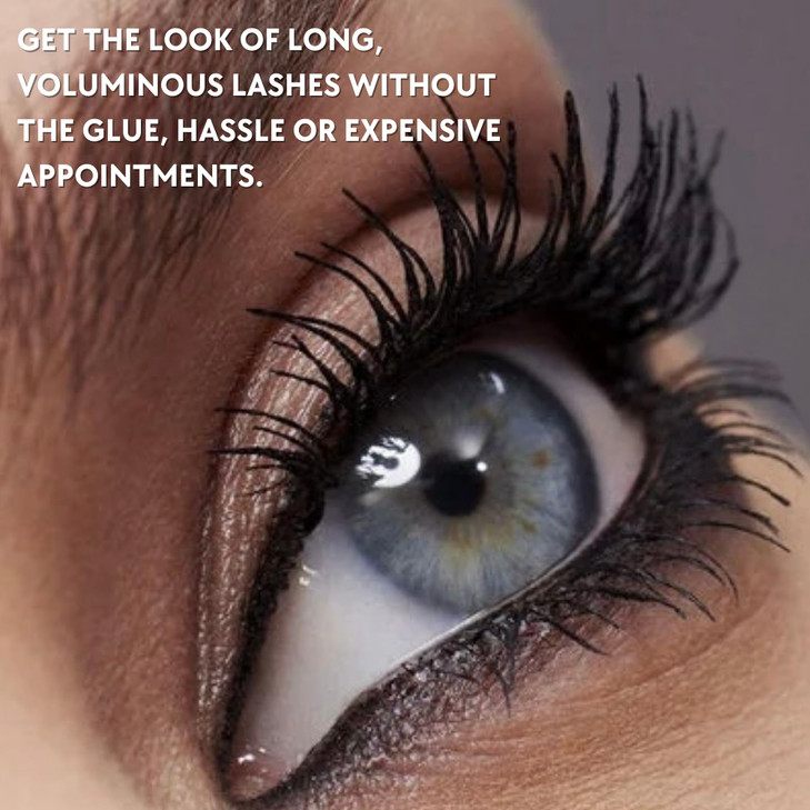 Ready To Wear Lash Extension Fine DRY Fibers to Extend Lashes Instantly Volumize Elongate No Glue Needed Must use with M