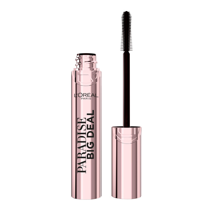LOreal Paris Paradise Big Deal Mascara Volumizing and Lengthening Formula Buildable Clump Resistant Washable Blackest Bl