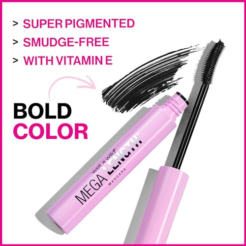 wet n wild Mascara Lengthening Vitamin E Enriched Precision Comb Brush CrueltyFree GlutenFree SulfateFree Vegan Very Bla