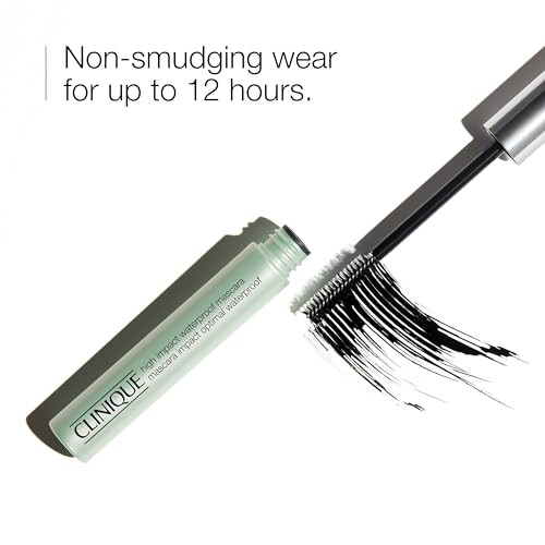 Clinique High Impact Waterproof Mascara Volume Length SmudgeProof Safe For Sensitive Eyes Black 028 Fl Oz