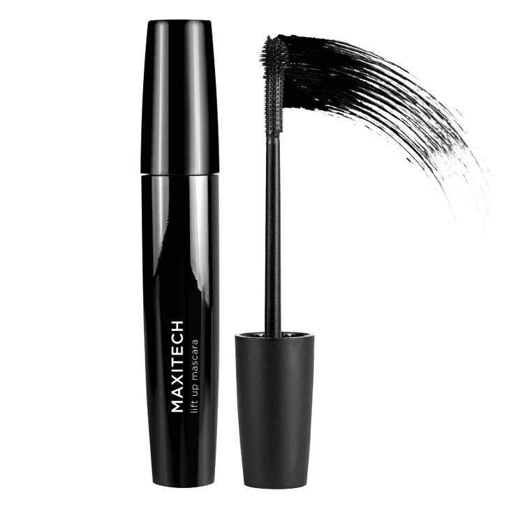 Nouba Maxitech Lift Up Mascara Convex Shape Brush Volumizing Lengthening Defining Multiplying Curling DoeEyes Effect Bla