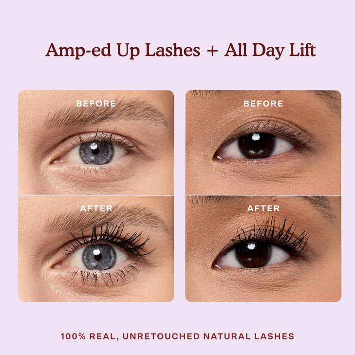 Tower 28 MakeWaves Vegan Black Mascara Volumizing Lengthening Mascara for Sensitive Eyes With Aquaflex Technology for Hu