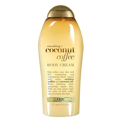 OGX Smoothing + Coconut Coffee Body Cream 19.5 oz online at globaldelivered