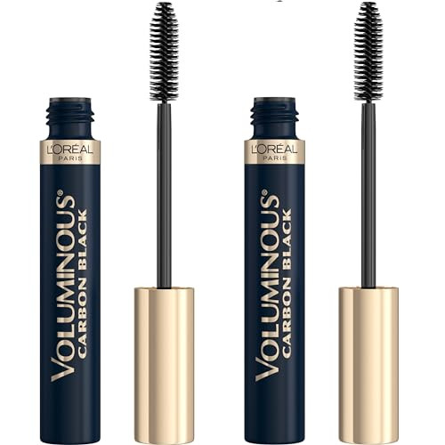 LOreal Paris Original Voluminous Mascara Building Mascara Volume and Length Formula Washable Carbon Black 026 Fl Oz 2 Co