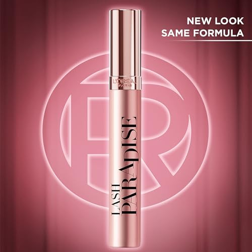 LOreal Paris Voluminous Lash Paradise Waterproof Mascara Blackest Black 025 Fl Oz Pack of 1 Packaging May Vary