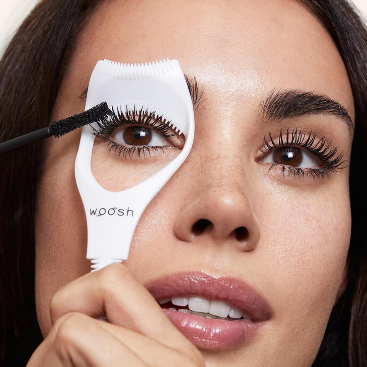 Woosh Beauty The Mascara Shield Protects Eyelids From Mascara Smudges Eyebrow Eyelash Comb No More Clumps Lengthening Cu