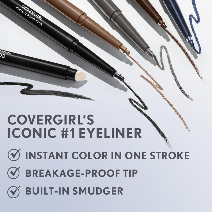 COVERGIRL Queen Collection Perfect Point Plus Eyeliner Midnight Blue 220 00080 Ounce packaging may vary