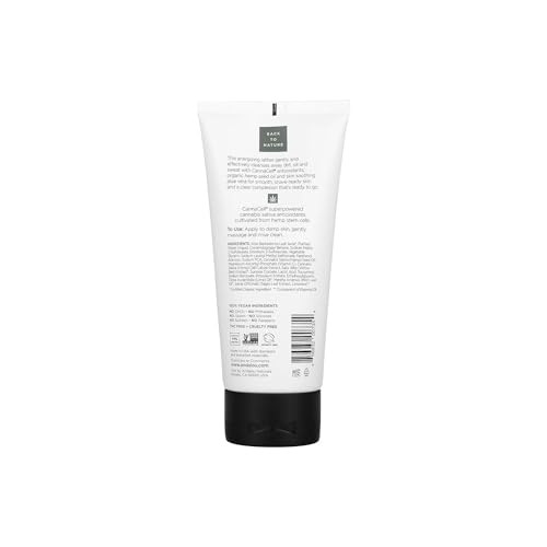 Andalou Naturals Men Refreshing Face Wash with CannaCell, 6 Ounces