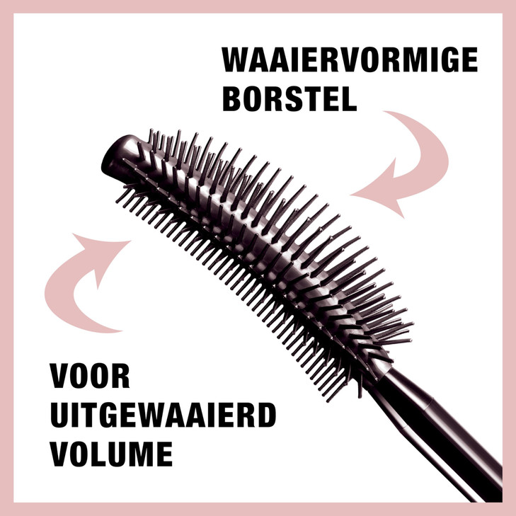 Maybelline Lash Sensational Washable Mascara Lengthening and Volumizing for a Full Fan Effect Very Black 1 Count