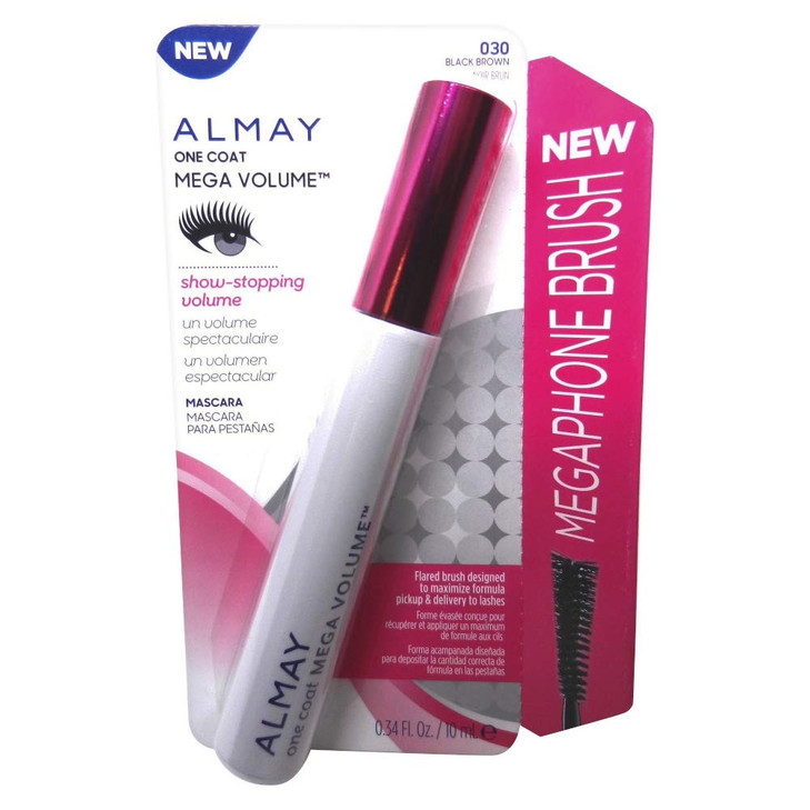 Almay Mega Volume Mascara Black Brown 034 fl oz