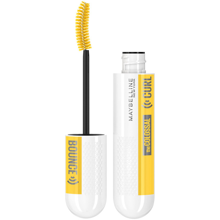 Maybelline Volum Express Colossal Curl Bounce Washable Curling Mascara Blackest Black 1 Count