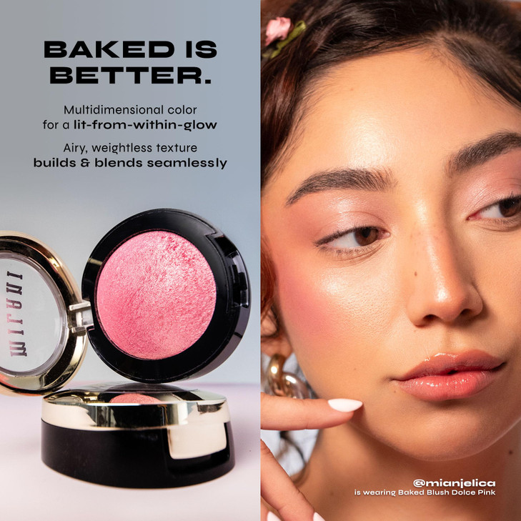 Milani Baked Blush Powder Blush for Cheeks Cruelty Free Makeup Shape Contour Highlight Face for a Shimmery or Matte Fini