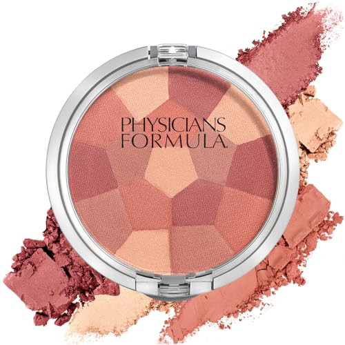 Physicians Formula Powder Palette MultiColored Blush Silky Smooth Formula Hypoallergenic Blends Easily Without Irritatio