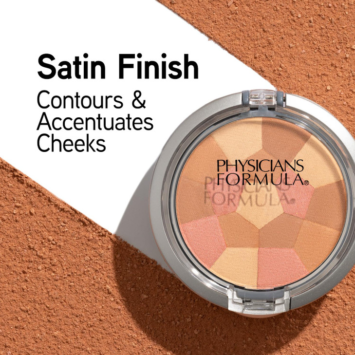Physicians Formula Powder Palette MultiColored Blush Silky Smooth Formula Hypoallergenic Blends Easily Without Irritatio
