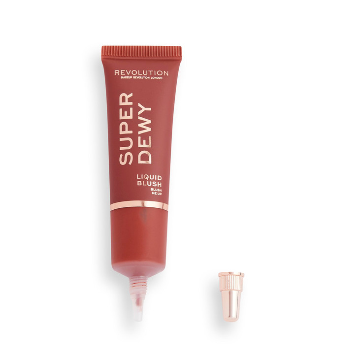 Revolution Superdewy Liquid Blush Richly Pigmented Buildable Blendable Formula Blush Me Up 05 fl oz