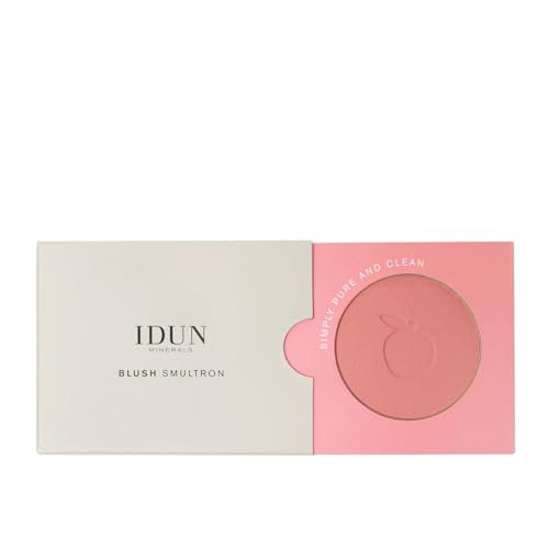 IDUN Minerals Mineral Blush Pressed Powder Glides On Smoothly Offering Intense Color Payoff And Naturally Healthy Skin S