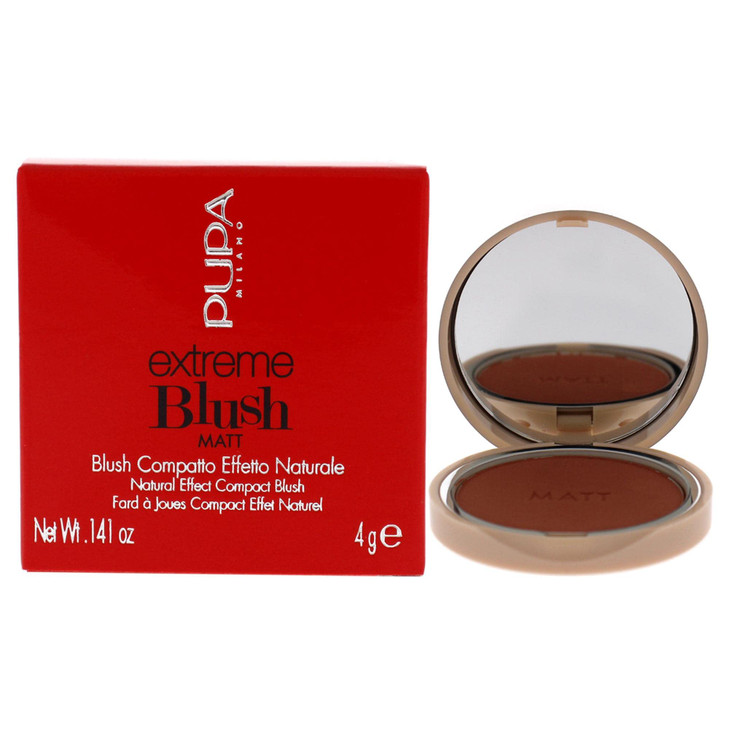 PUPA Milano Extreme Blush Matt Lightweight Pure Matte Color Fresh And Natural Effect Ultra Soft Texture Merges Perfectly
