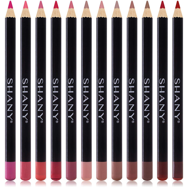 SHANY Dreamy Dozen Matte Lip Liner Set Vegan - Long-Lasting Professional Velvet Cruelty-Free Lipstick Pencils Pens in Varying Shades - Pack of 12 online at globaldelivered
