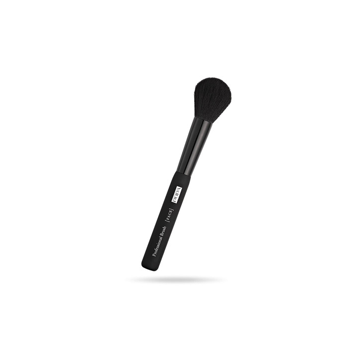 PUPA Milano Round Blusher Brush Features A Round Tip To Perfectly Fit The Natural Curves Of The Cheek Expertly Applies A