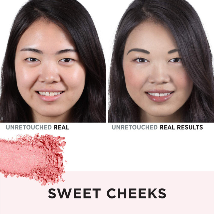 IT Cosmetics Bye Bye Pores Blush Sweet Cheeks Sheer Buildable Color Diffuses the Look of Pores Imperfections With Silk H