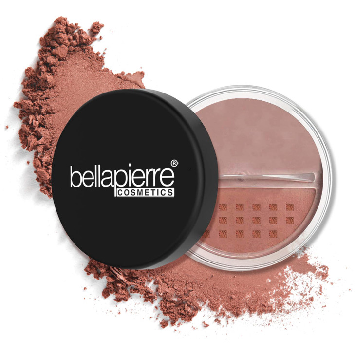 Bellapierre Mineral Blush Loose Powder Blush Lightweight Cheek Color Warm Dewy Finish TalcFree Hypoallergenic NonToxic 0