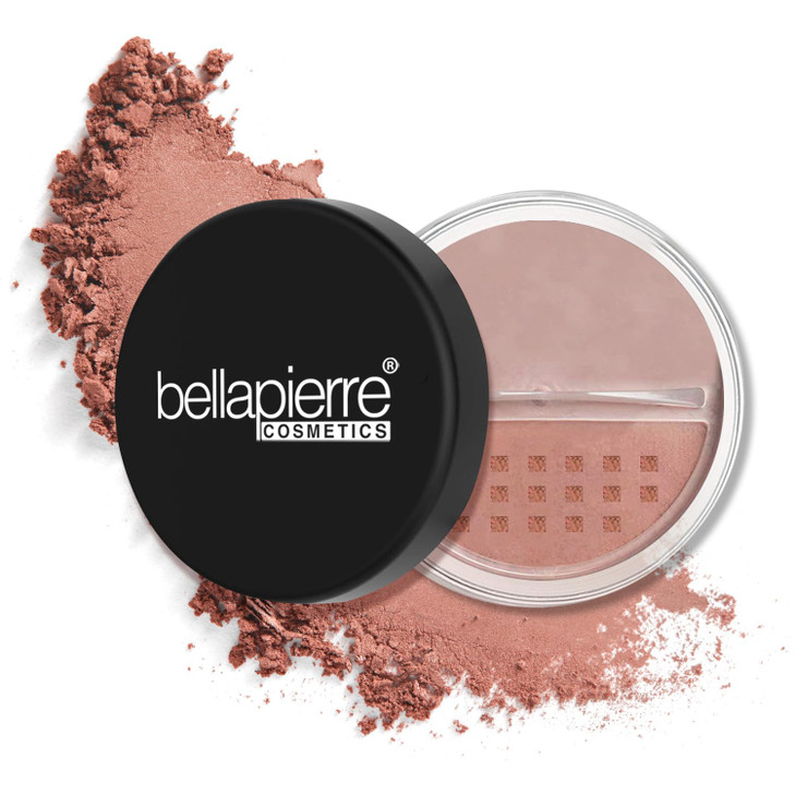 bellapierre Mineral Blush Warm Dewy Complexion NonToxic Paraben Free Hypoallergenic Loose Powder 03Ounce Autumn Glow