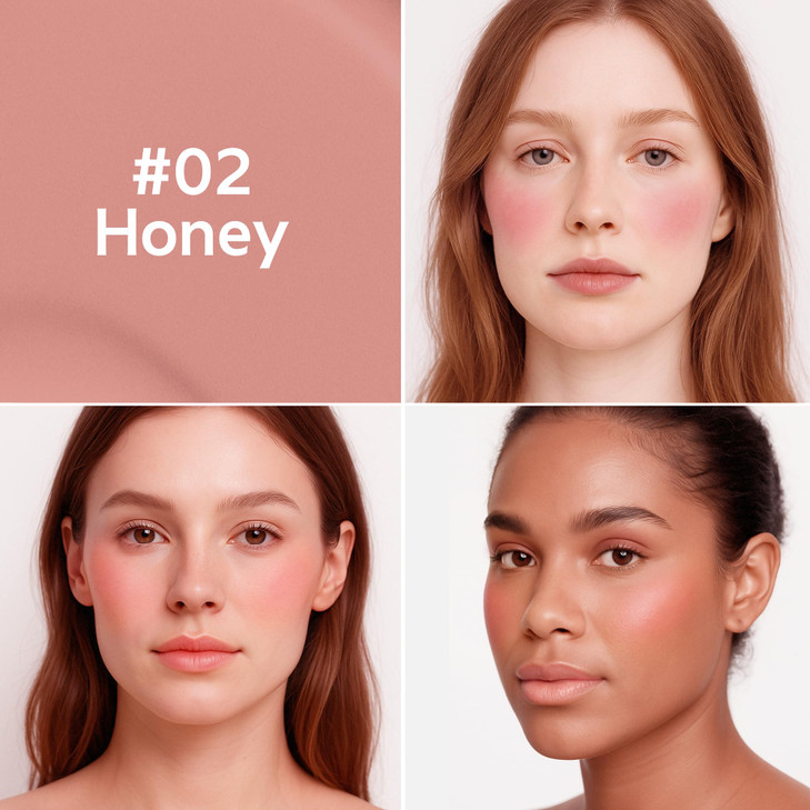FV Liquid Blush Long Lasting Buildable Cream Cheek Tint with HighPigment Color Weightless Blendable Formula for Natural