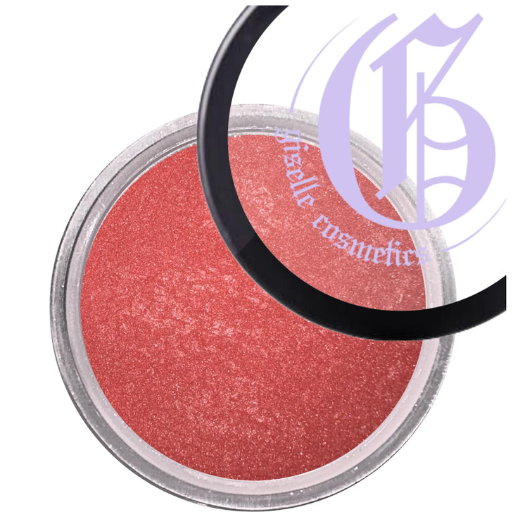 Giselle Cosmetics Red Hawaii Matte Blush Makeup Mineral Makeup Pure Talc Free Minerals Matte Loose Face Makeup Powder Bl