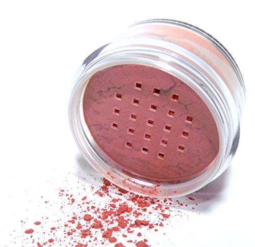 Pure Ziva Deep Coral Pink Mango Orange Shade Loose Mineral Highlighter Blush Powder Matte Finish Talc Paraben Free 7 gra