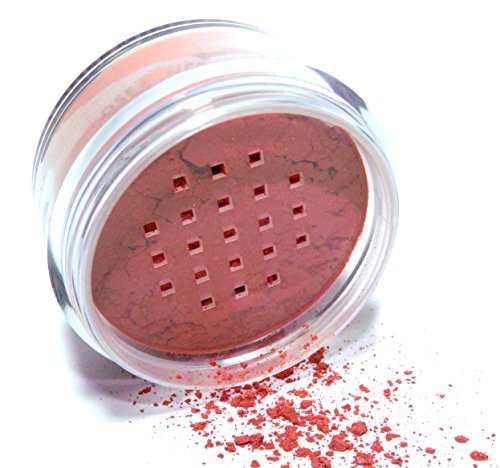 Pure Ziva Deep Coral Pink Mango Orange Shade Loose Mineral Highlighter Blush Powder Matte Finish Talc Paraben Free 7 gra