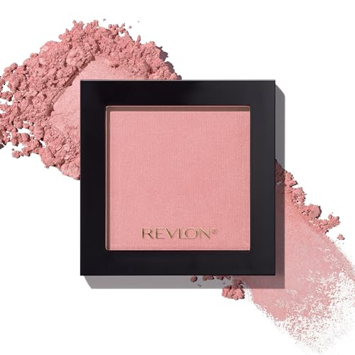 Revlon Powder Blush Face Makeup High Impact Buildable Color Lightweight Smooth Finish 004 Rosy Rendezvous 017 oz