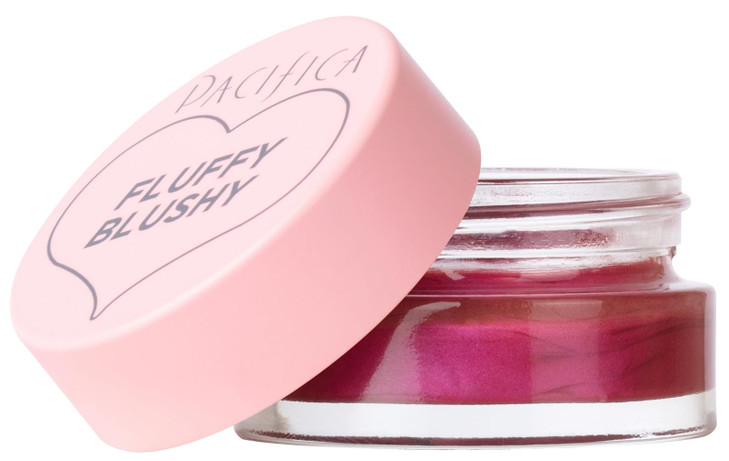 Pacifica Fluffy Blushy Cream Blush Pink Haze Soft Coral Pink Face Makeup Whipped Blendable Blush for Cheeks Dark Pink Hy