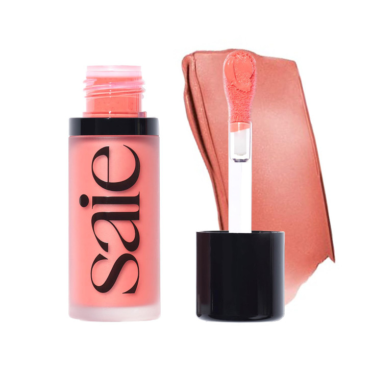 Saie Dew Liquid Blush for Cheeks Hydrating Cream Blush Stick with a Blendable Buildable Formula Skincare Infused Dewy Ch