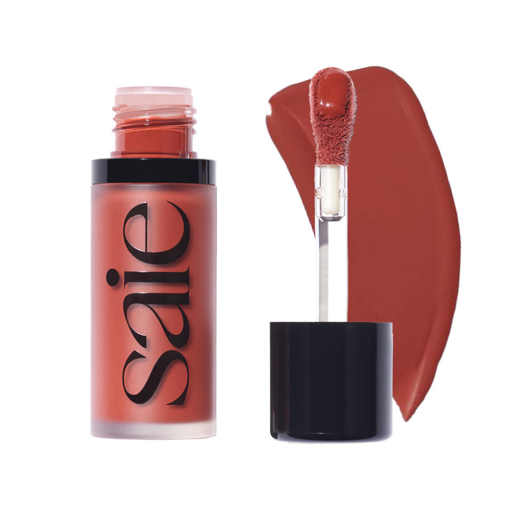 Saie Dew Liquid Blush for Cheeks Hydrating Cream Blush Stick with a Blendable Buildable Formula Skincare Infused Dewy Ch