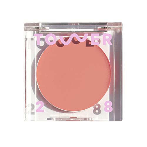 Tower 28 BeachPlease Cream Blush Tinted Lip Balm MultiUse Lip Tint Dewy Blush for Cheeks With Aloe Vera Green Tea Vegan