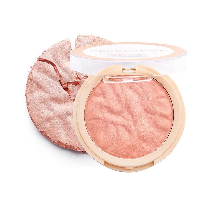 Revolution Beauty London Blusher Reloaded Pressed Powder Face Blusher Highly Pigmented LongLasting Formula Peaches Cream